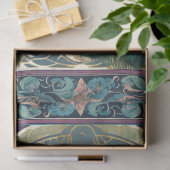 Peacock Elegante Lila Öphemera Seidenpapier (Geschenk)