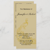 Peacock Elegante mit einem Art-Déco-Flair-Programm Programm (Vorne/Hinten)