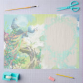 Peacock Ephemera 3 Seidenpapier (Basteln)