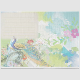 Peacock Ephemera 4 Seidenpapier