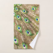 PEACOCK EXTRAVAGANT FEATHERS #2 BADHANDTUCH SET (Handtuch)