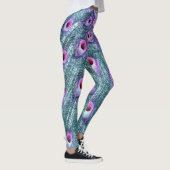 PEACOCK EXTRAVAGANTE FEATHERS 2 LEGGINGS (Rechts)