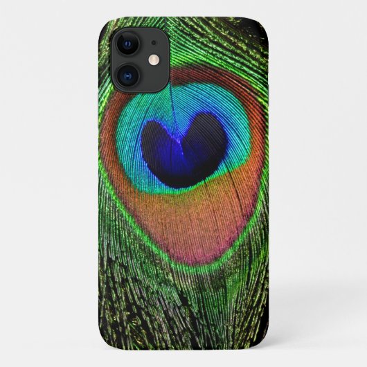 Peacock Eye iPhone 11 Fall Case-Mate iPhone Hülle (Rückseite)