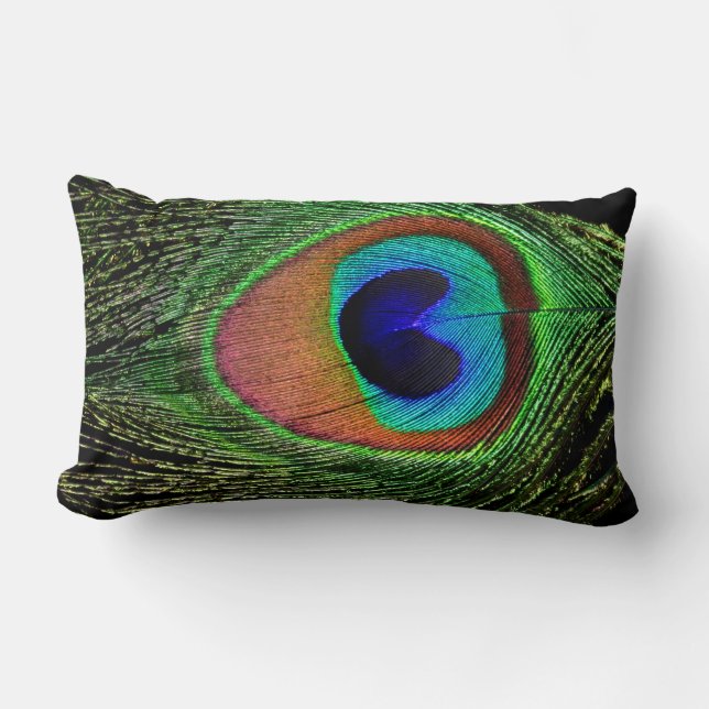 Peacock Eye Pillow Lendenkissen (Vorderseite)