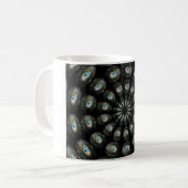 Peacock Eye-Tasse Kaffeetasse (Vorderseite Links)