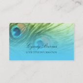 Peacock Fantasy Business Card Set 1105 Visitenkarte (Vorderseite)
