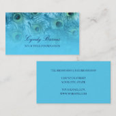 Peacock Fantasy Business Card Set 1112 Visitenkarte (Vorne/Hinten)