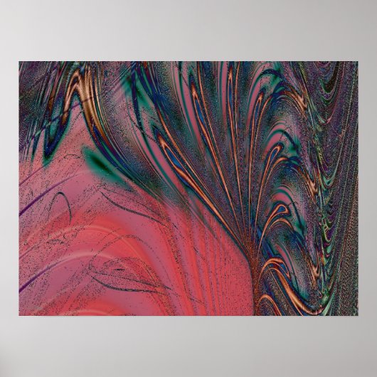 PEACOCK FANTASY POSTER (Vorne)