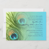 Peacock Fantasy-Set Einladung (Vorderseite)