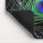 Peacock Feather 1 Mousepads (Ecke)