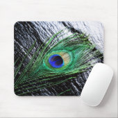 Peacock Feather 1 Mousepads (Mit Mouse)