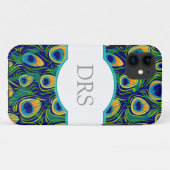 Peacock Feather Animal Print Case-Mate iPhone Hülle (Rückseite (Horizontal))