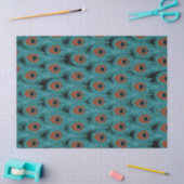 Peacock Feather Art Peacocks Kunstwerk Seidenpapier (Basteln)