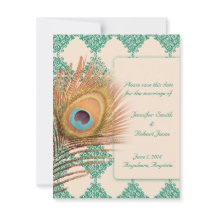 Peacock Feather auf Aquamariner marokkanischer Sei