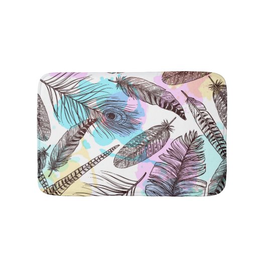 Peacock Feather Badematte (Vorderseite)