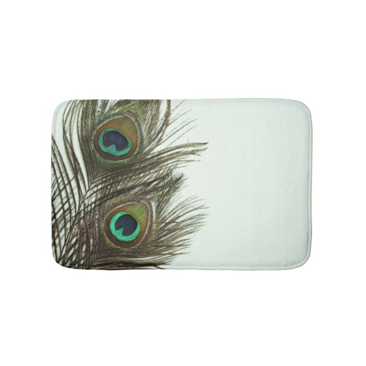Peacock Feather Bath Mat Badematte (Vorderseite)