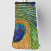 Peacock Feather Bold Art Golf Headcover (Rotieren 90)