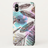 Peacock Feather Case-Mate iPhone Hülle (Rückseite)