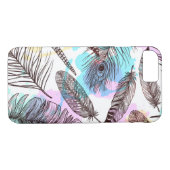 Peacock Feather Case-Mate iPhone Hülle (Rückseite (Horizontal))