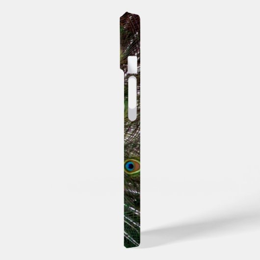 Peacock Feather Display Case-Mate iPhone Hülle (Rückseite / Links)
