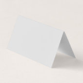 Peacock Feather | Elegante Theme Business Card Visitenkarten (Rückseite)