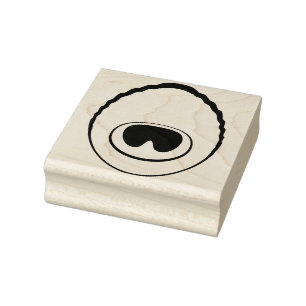 Peacock Feather Eye /2 Briefmarke Gummistempel