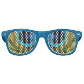 Peacock Feather Eyes Partybrille (Vorderseite)