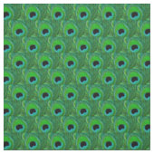 Peacock Feather Fabric - Green Aqua Blue Black Stoff (Muster)