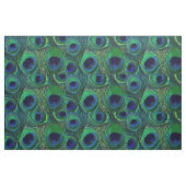 Peacock Feather Fabric - Green Aquamarin Blue Navy Stoff (Fat Quarter (45,7 x 55,9 cm))