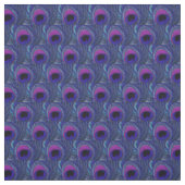 Peacock Feather Fabric - Lila Violet Aqua Stoff (Muster)