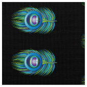 Peacock Feather Fabric Stoff (Nahaufnahme)