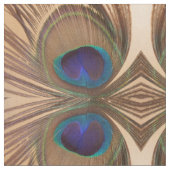 Peacock Feather Fabric Stoff (Nahaufnahme)