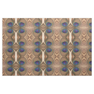 Peacock Feather Fabric Stoff