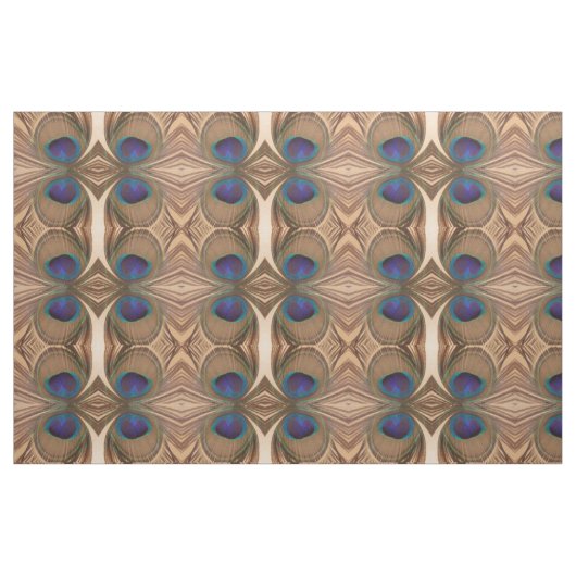 Peacock Feather Fabric Stoff (Fat Quarter (45,7 x 55,9 cm))