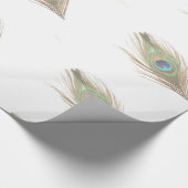 Peacock Feather Geschenkpapier (Ecke)