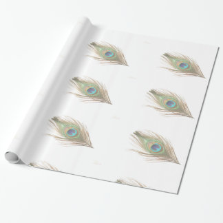 Peacock Feather Geschenkpapier