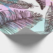 Peacock Feather Geschenkpapier (Ecke)