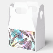 Peacock Feather Geschenkschachtel (Geöffnet)