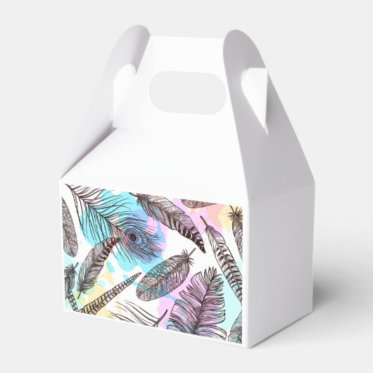 Peacock Feather Geschenkschachtel (Vorderseite)