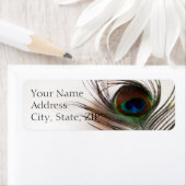 Peacock Feather Glamour Jubiläum Rücksendeadresse (Insitu)