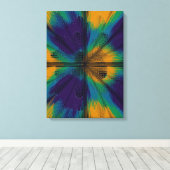 Peacock Feather Interference Pattern  Leinwanddruck (Insitu (Holzboden))