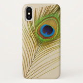 Peacock feather iPhone Case (Rückseite)
