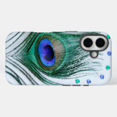 Peacock Feather Jewels Case-Mate iPhone Hülle (Rückseite (Horizontal))