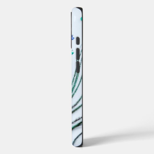 Peacock Feather Jewels Case-Mate iPhone Hülle (Rückseite / Links)
