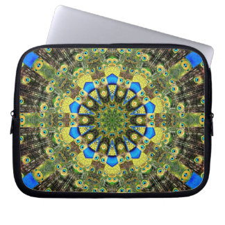 Peacock Feather Kaleidoskop 1 Laptopschutzhülle