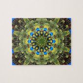 Peacock Feather Kaleidoskop 1 Puzzle (Horizontal)