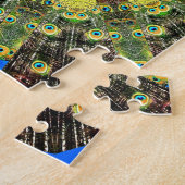 Peacock Feather Kaleidoskop 1 Puzzle (Seite)