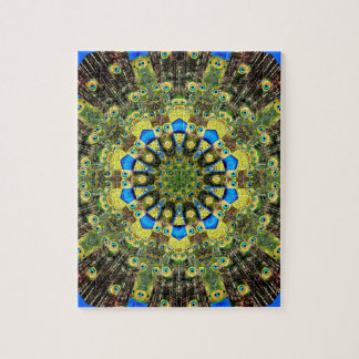 Peacock Feather Kaleidoskop 1 Puzzle