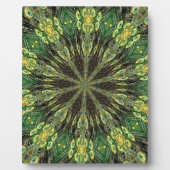 Peacock Feather Kaleidoskop 2 Fotoplatte (Vorderseite)