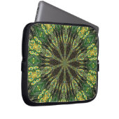 Peacock Feather Kaleidoskop 2 Laptopschutzhülle (Vorne Rechts)